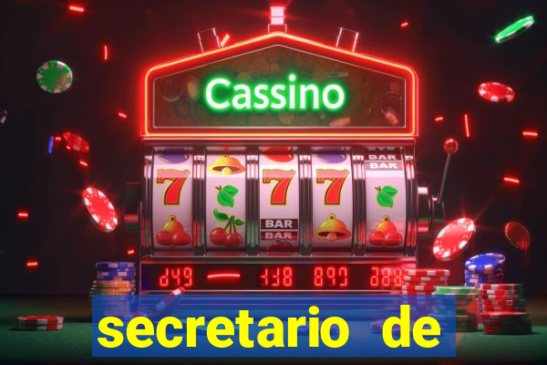 secretario de esporte salario